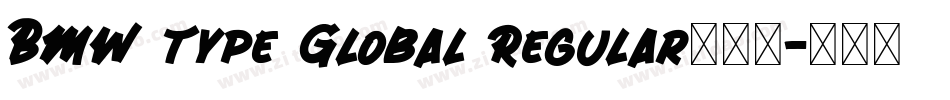 BMW Type Global Regular手机版字体转换